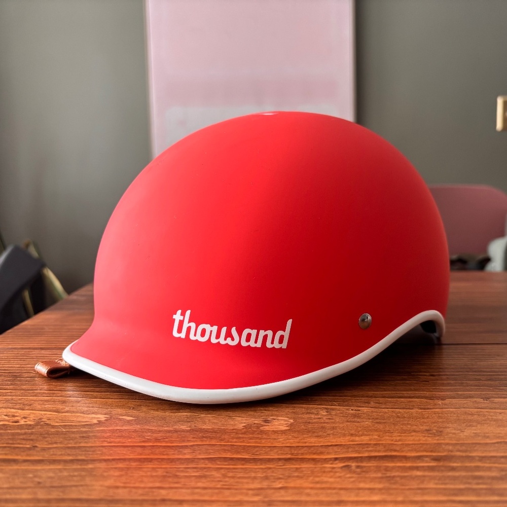 Thousand Heritage 1.0 Unisex Bike Helmet Matte Red Size M (57-59cm)
